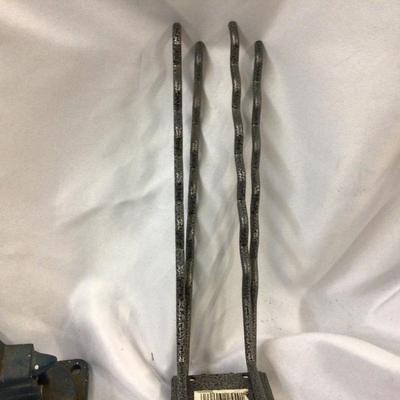 Small Vise Tool and Two Metal Brackets