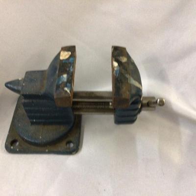 Small Vise Tool and Two Metal Brackets
