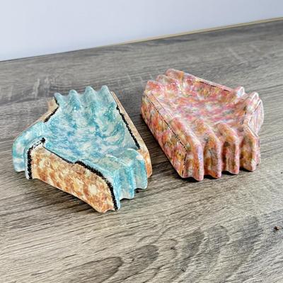 LOT 16D: Vintage / MCM Pottery Ash Trays