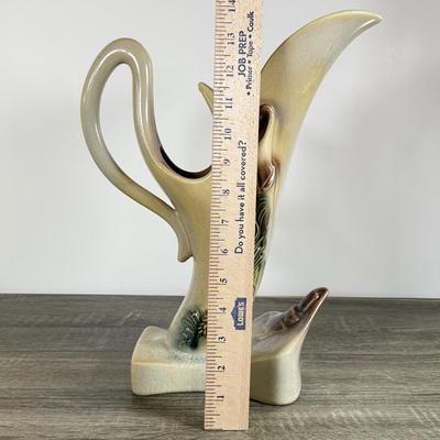 LOT 20D: Vintage Hull USA Art Pottery 14" Pinecone Ewer / Vase