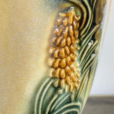 LOT 20D: Vintage Hull USA Art Pottery 14" Pinecone Ewer / Vase