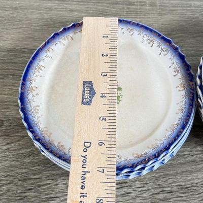 LOT 26D: Mikasa Intaglio CAC20 Annette Bowl, French Saxon China Co 22k Gold Decor Plates, Liberty Blue Independence Hall Plates &...