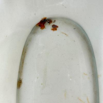 LOT 30D: Vintage China: Hand Painted Austrian Open Vase, Homer Laughlin Lidded Serving Dish & More