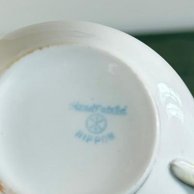 LOT 31D: Vintage Tea Cups w/ Matching Saucers: Nippon, Royal Winton June Festival & More