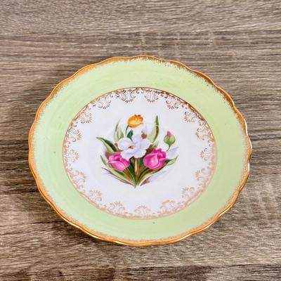 LOT 31D: Vintage Tea Cups w/ Matching Saucers: Nippon, Royal Winton June Festival & More