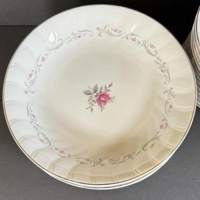 LOT 32D: Royal Swirl Fine China Dish Set