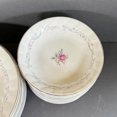 LOT 32D: Royal Swirl Fine China Dish Set