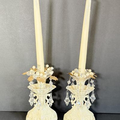 LOT 33D: Lenox Candlestick Holder Pairs