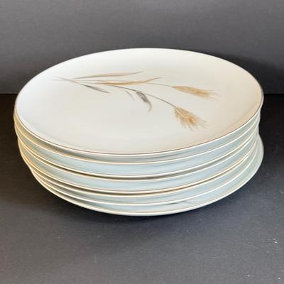 LOT 35D: Sango China Japan Autumn Gold Wheat Dish Set