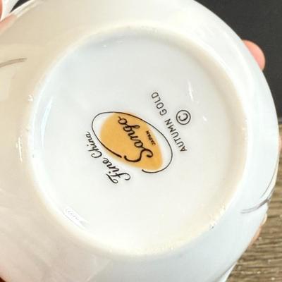 LOT 35D: Sango China Japan Autumn Gold Wheat Dish Set