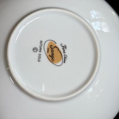 LOT 35D: Sango China Japan Autumn Gold Wheat Dish Set