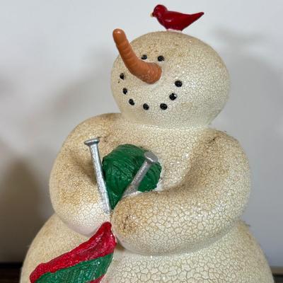 LOT 36D: Department 56 Christmas Starry Night Snowman Stocking Holders