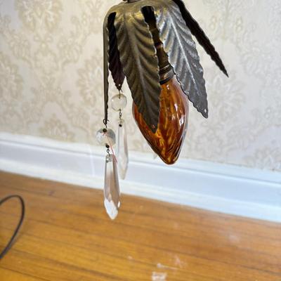 LOT 39L: Fascinating Antique / Vintage Ornate Table Lamp (33")