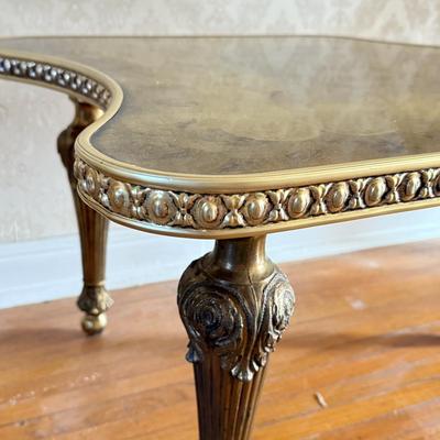 LOT 40L: Pair of Vintage French Style Nesting End Tables
