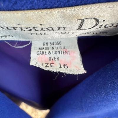LOT 41G: Two Vintage Christian Dior “The Suit” Women’s Blazers