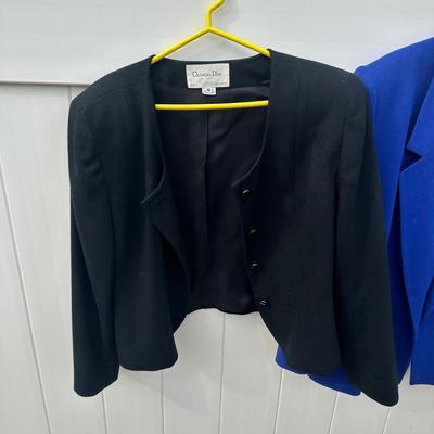 LOT 41G: Two Vintage Christian Dior “The Suit” Women’s Blazers
