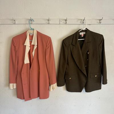LOT 42G: Two Vintage Christian Dior Women’s Blazers