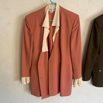 LOT 42G: Two Vintage Christian Dior Women’s Blazers