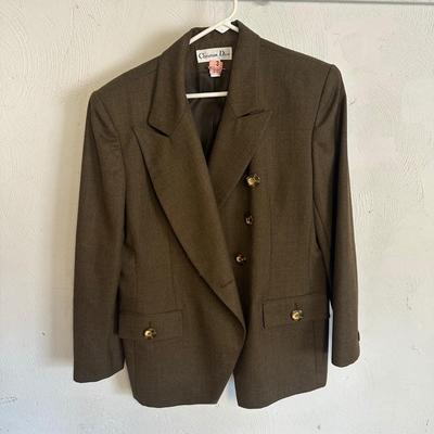 LOT 42G: Two Vintage Christian Dior Women’s Blazers