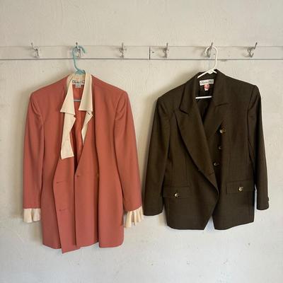 LOT 42G: Two Vintage Christian Dior Women’s Blazers