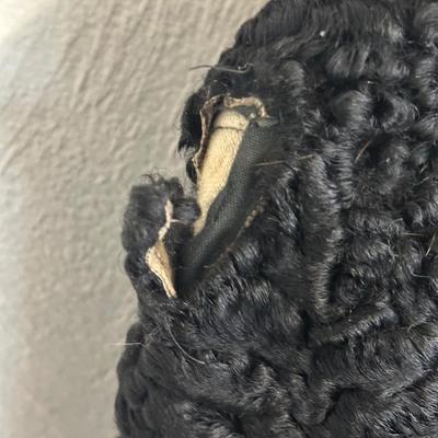 LOT 44G: Vintage Lamb Wool Coat w/ Mink Fur Collar