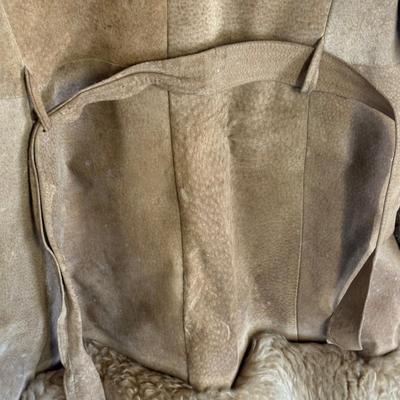 LOT 45G: Mink Fur Shawl & Lambskin Coat