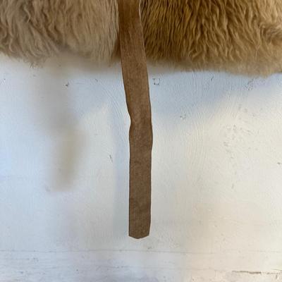 LOT 45G: Mink Fur Shawl & Lambskin Coat