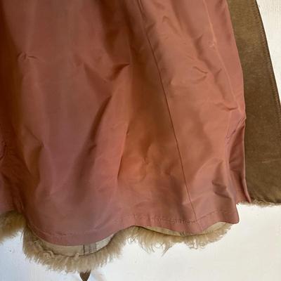 LOT 45G: Mink Fur Shawl & Lambskin Coat