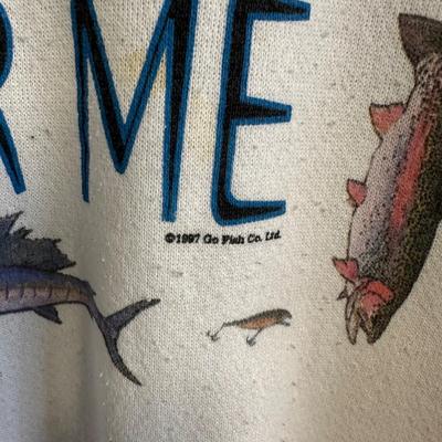 LOT 47G: Vintage Fishing Themed / Hawaiian Shirts & More