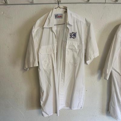 LOT 47G: Vintage Fishing Themed / Hawaiian Shirts & More