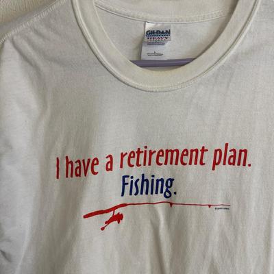 LOT 47G: Vintage Fishing Themed / Hawaiian Shirts & More