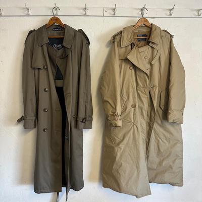 LOT 48G: Vintage Polo Ralph Lauren and Chaps Ralph Lauren Trench Coats