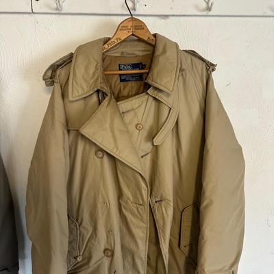 LOT 48G: Vintage Polo Ralph Lauren and Chaps Ralph Lauren Trench Coats