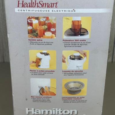 LOT 51B: Kitchen Appliances- Health Smart Juice Extractor, Sunbeam Mix Master & More