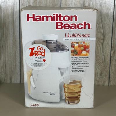 LOT 51B: Kitchen Appliances- Health Smart Juice Extractor, Sunbeam Mix Master & More