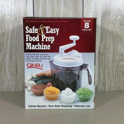 LOT 52B: Rival Crockpot Stoneware Slow Cooker & Ginsu Food Prep Machine