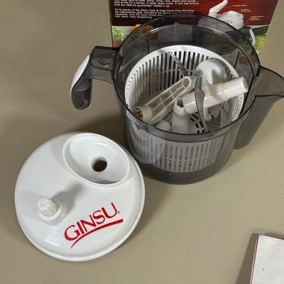 LOT 52B: Rival Crockpot Stoneware Slow Cooker & Ginsu Food Prep Machine