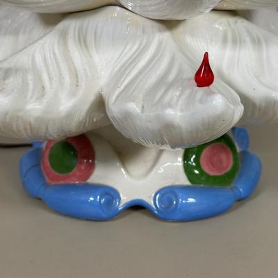 LOT 53B: Vintage 22” White Ceramic Christmas Tree Light