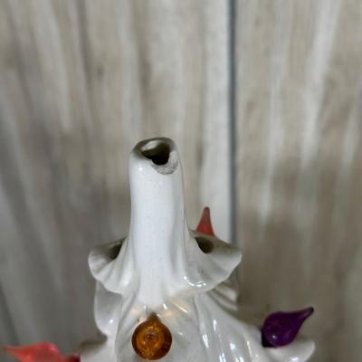 LOT 53B: Vintage 22” White Ceramic Christmas Tree Light