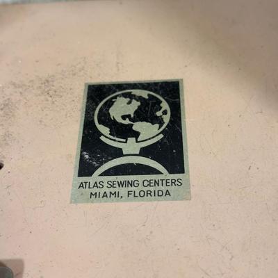 LOT 56B: Vintage Pink Atlas Sewing Machine