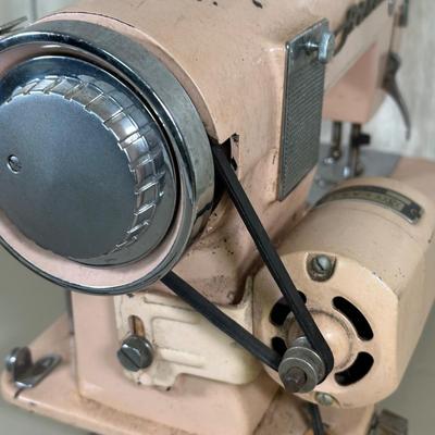 LOT 56B: Vintage Pink Atlas Sewing Machine