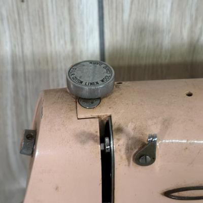 LOT 56B: Vintage Pink Atlas Sewing Machine