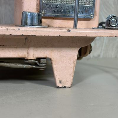 LOT 56B: Vintage Pink Atlas Sewing Machine