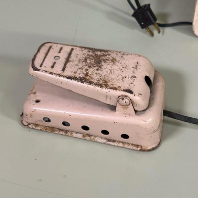 LOT 56B: Vintage Pink Atlas Sewing Machine