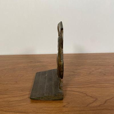 LOT 62D: Pair of Art Deco Cast Iron Bookends