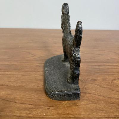 LOT 63 D: Pair of Cast Iron Scottish Scotch Terrier Dog Bookends