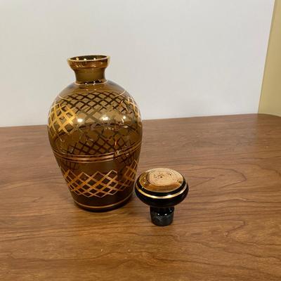 LOT 64D: Vintage Bohemian Glass Drinkware, Comes with 6 glasses