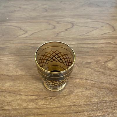 LOT 64D: Vintage Bohemian Glass Drinkware, Comes with 6 glasses