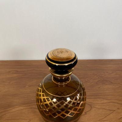 LOT 64D: Vintage Bohemian Glass Drinkware, Comes with 6 glasses