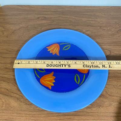 LOT 65D: Arcoroc Matys Hand Painted Tulip Mixed Set of Dishware